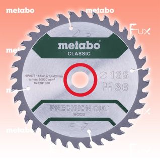 Metabo Kreissägeblatt 165 mm classic