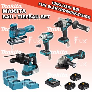 Makita Bau / Tiefbau Set 2