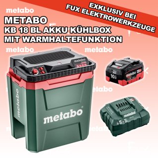 Metabo KB 18 BL Akku Kühlbox mit Warmhaltefunktion