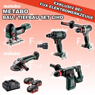 Metabo Bau / Tiefbau Set  1