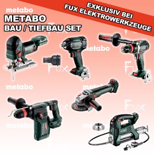 Metabo Bau / Tiefbau Set  2 SOLO