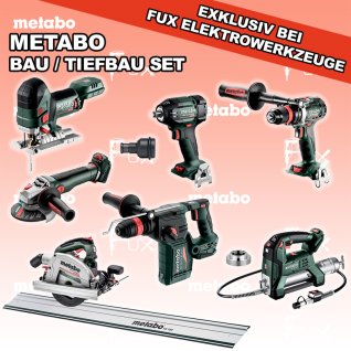 Metabo Bau / Tiefbau Set  3 SOLO