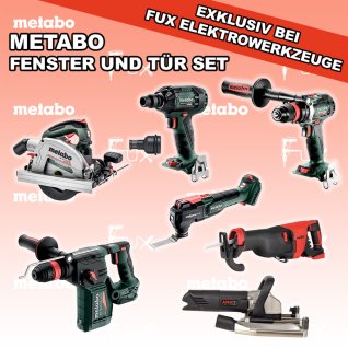 Metabo Fenster und Tür Montage Set 6 SOLO
