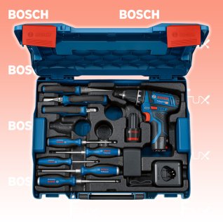 Bosch Professional GSR 12V-15 Akku-Bohrschrauber Combo Kit